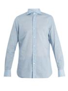 Finamore Gaeta Spread-collar Floral-print Cotton Shirt