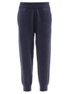 Extreme Cashmere - No. 56 Yogi Stretch-cashmere Track Pants - Womens - Dark Blue