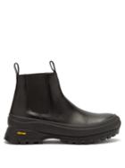 Matchesfashion.com Jil Sander - Exaggerated-sole Leather Chelsea Boots - Mens - Black