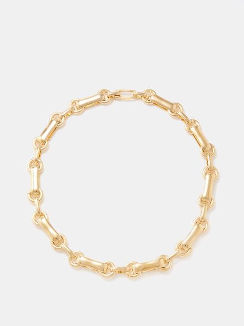 Laura Lombardi - Sienna 14kt Gold-plated Necklace - Womens - Yellow Gold