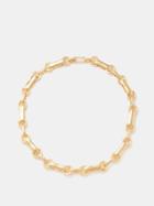 Laura Lombardi - Sienna 14kt Gold-plated Necklace - Womens - Yellow Gold