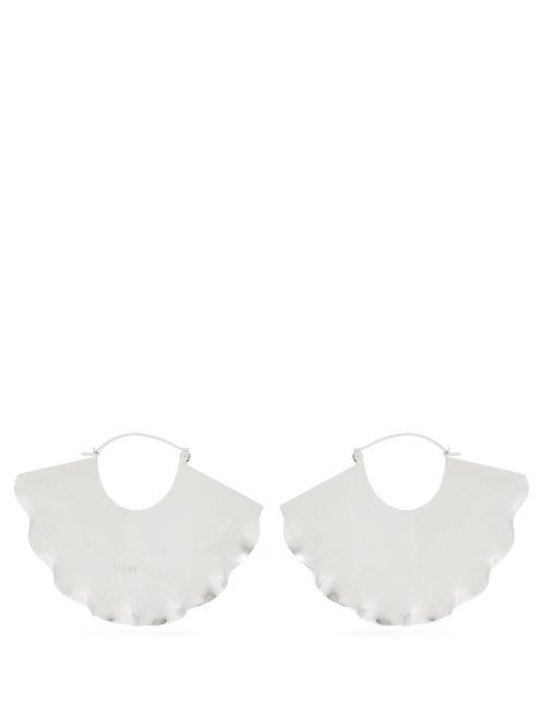 Matchesfashion.com Loewe - Frills Earrings - Womens - Silver