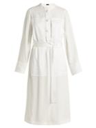 Joseph Fort Exaggerated-panel Satin-crepe Dress