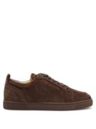 Matchesfashion.com Christian Louboutin - Rantulow Orlato Suede Trainers - Mens - Brown
