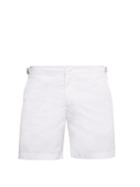 Matchesfashion.com Orlebar Brown - Bulldog Twill Swim Shorts - Mens - White
