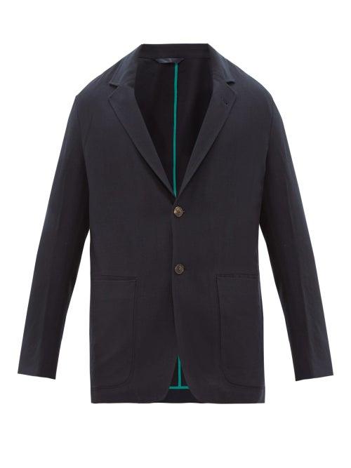 Matchesfashion.com Paul Smith - Single-breasted Wool Blazer - Mens - Navy