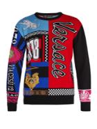 Versace Patchwork Wool Sweater