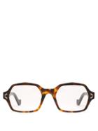 Matchesfashion.com Loewe - Hexagonal Acetate Glasses - Womens - Tortoiseshell