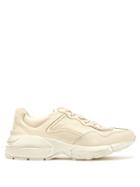 Matchesfashion.com Gucci - Rhyton Distressed Leather Trainers - Mens - White