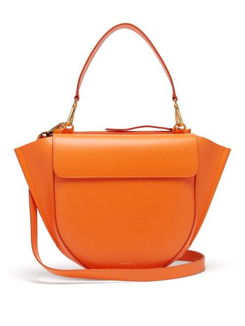 Matchesfashion.com Wandler - Hortensia Medium Leather Shoulder Bag - Womens - Orange