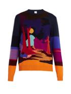 Matchesfashion.com Paul Smith - Landscape Intarsia Sweater - Mens - Multi