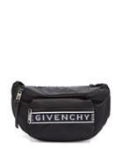 Matchesfashion.com Givenchy - Logo Jacquard Nylon Belt Bag - Mens - Black White