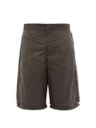 Matchesfashion.com Prada - Double Layered Nylon Gabardine Shorts - Mens - Green
