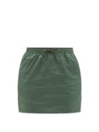 Wardrobe.nyc Wardrobe. Nyc - Technical-shell Mini Skirt - Womens - Green