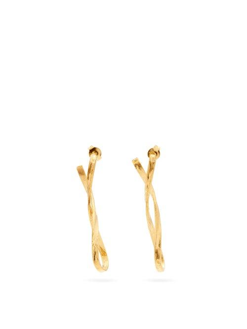 Matchesfashion.com Alighieri - The Infinite Song 24kt Gold-plated Drop Earrings - Womens - Gold