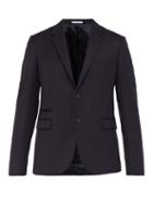 Matchesfashion.com Valentino - Rockstud Untitled Wool Blazer - Mens - Navy