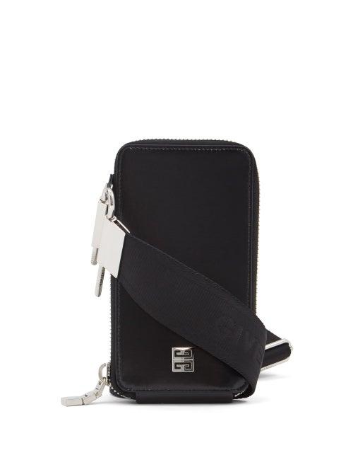 Givenchy - Antigona U Logo-plaque Leather Cross-body Bag - Mens - Black