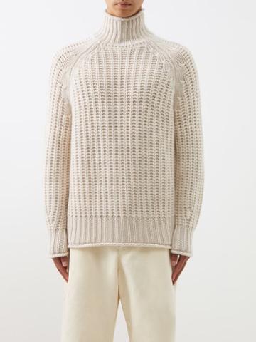 Arch4 - Mr Ellis Roll-neck Cashmere Sweater - Mens - Cream