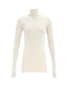 Matchesfashion.com Petar Petrov - Karen Roll-neck Merino-wool Sweater - Womens - Cream