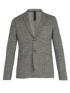 Harris Wharf London Donegal Single-breasted Wool Blazer