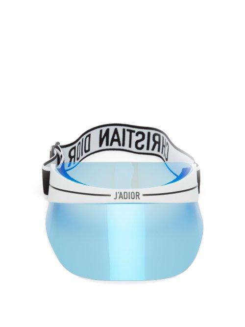 Matchesfashion.com Dior Eyewear - Diorclub1 Reflective Tinted Visor - Womens - Silver Multi