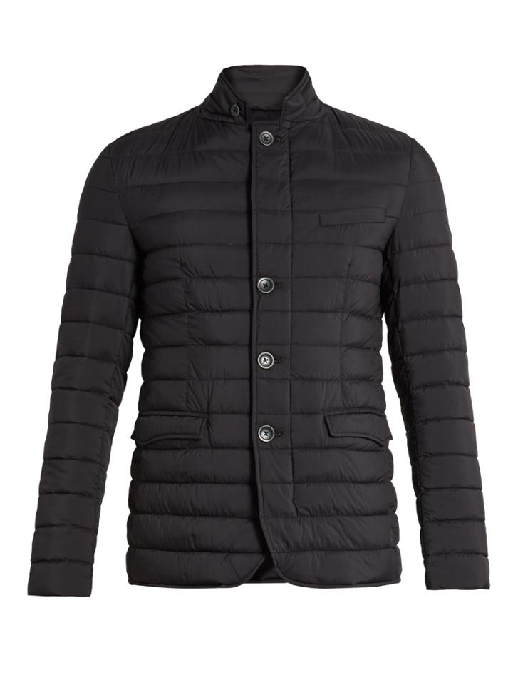 Herno Stand-collar Quilted Jacket