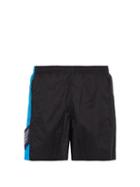 Matchesfashion.com P.a.m. - Side Stripe Technical Shorts - Mens - Black Blue