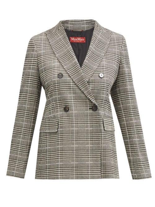 Matchesfashion.com Max Mara Studio - Hiberis Jacket - Womens - Black White