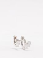 Repossi - Serti Sur Vide Diamond & White Gold Single Earring - Womens - White Gold Multi