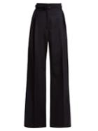 Gabriela Hearst Dora Wide-leg Wool Trousers