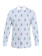 Gucci Motif-jacquard Cotton Shirt