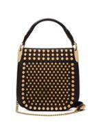 Matchesfashion.com Prada - Margit City Small Studded Leather Cross Body Bag - Womens - Black