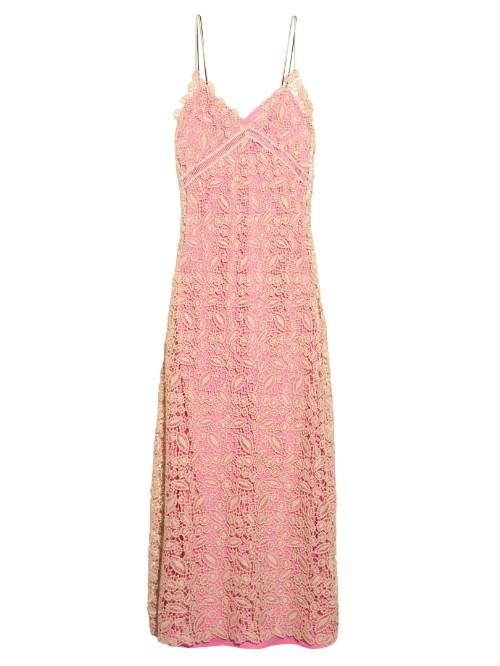Self-portrait Sleeveless Lace Slip Dress