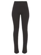The Frankie Shop - Reya Zipped-cuff Jersey Leggings - Womens - Black