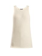 Matchesfashion.com Atm - Ribbed Jersey Tank Top - Womens - Beige