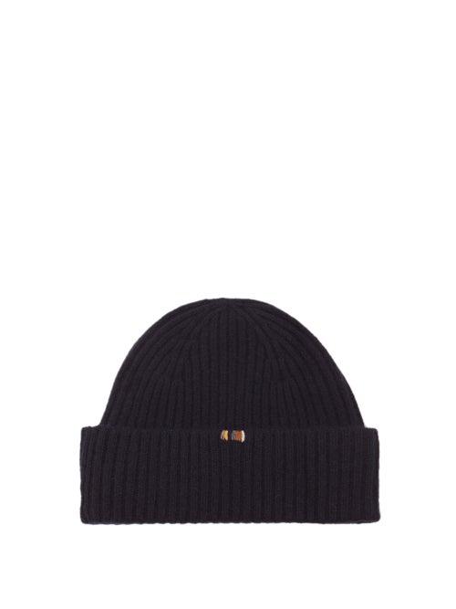 Extreme Cashmere - No. 211 Ami Stretch-cashmere Blend Beanie Hat - Womens - Navy