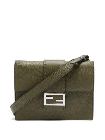 Mens Bags Fendi - Baguette Leather Cross-body Bag - Mens - Khaki