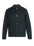 Matchesfashion.com Ami - Patch Pocket Wool Jacket - Mens - Dark Green