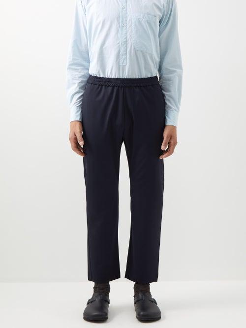 Barena Venezia - Bativoga Wool-blend Trousers - Mens - Navy