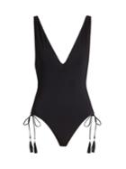 Zimmermann Divinity Laced-side Swimsuit