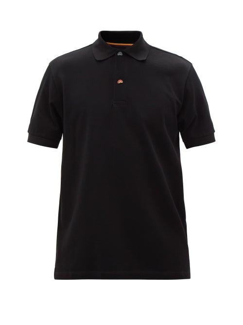 Paul Smith - Rainbow-button Cotton-piqu Polo Shirt - Mens - Black