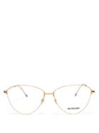 Matchesfashion.com Balenciaga - Cat Eye Metal Glasses - Womens - Gold