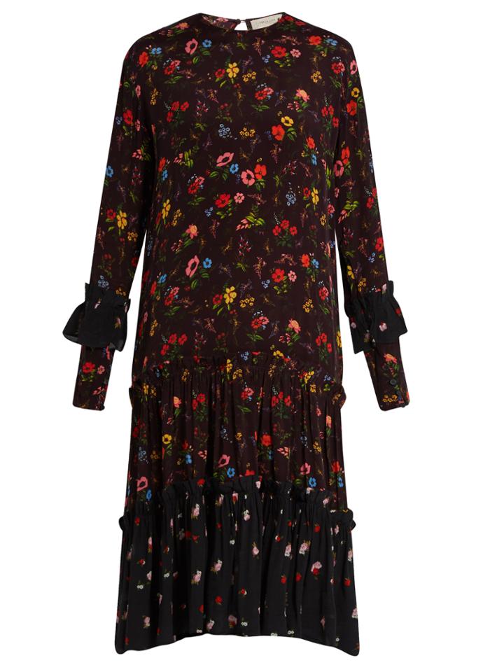 Preen Line Yasmina Floral-print Crepe Dress
