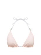 Matchesfashion.com Heidi Klein - San Marino Rope Triangle Bikini Top - Womens - Pink