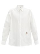 Matchesfashion.com Loewe - Anagram-embroidered Cotton Shirt - Mens - White