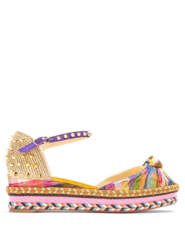 Christian Louboutin Madcarina 60mm Flatform Espadrilles