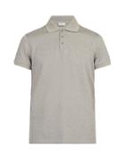 Matchesfashion.com Saint Laurent - Cotton Piqu Polo Shirt - Mens - Grey