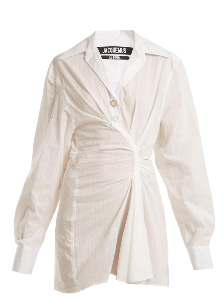 Jacquemus Maceio Twist-front Cotton Dress