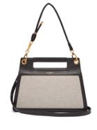 Matchesfashion.com Givenchy - The Whip Medium Cut Out Leather Cross Body Bag - Womens - Black Grey