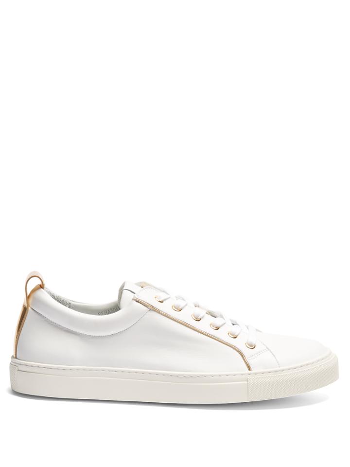 Balmain Leather Low-top Trainers